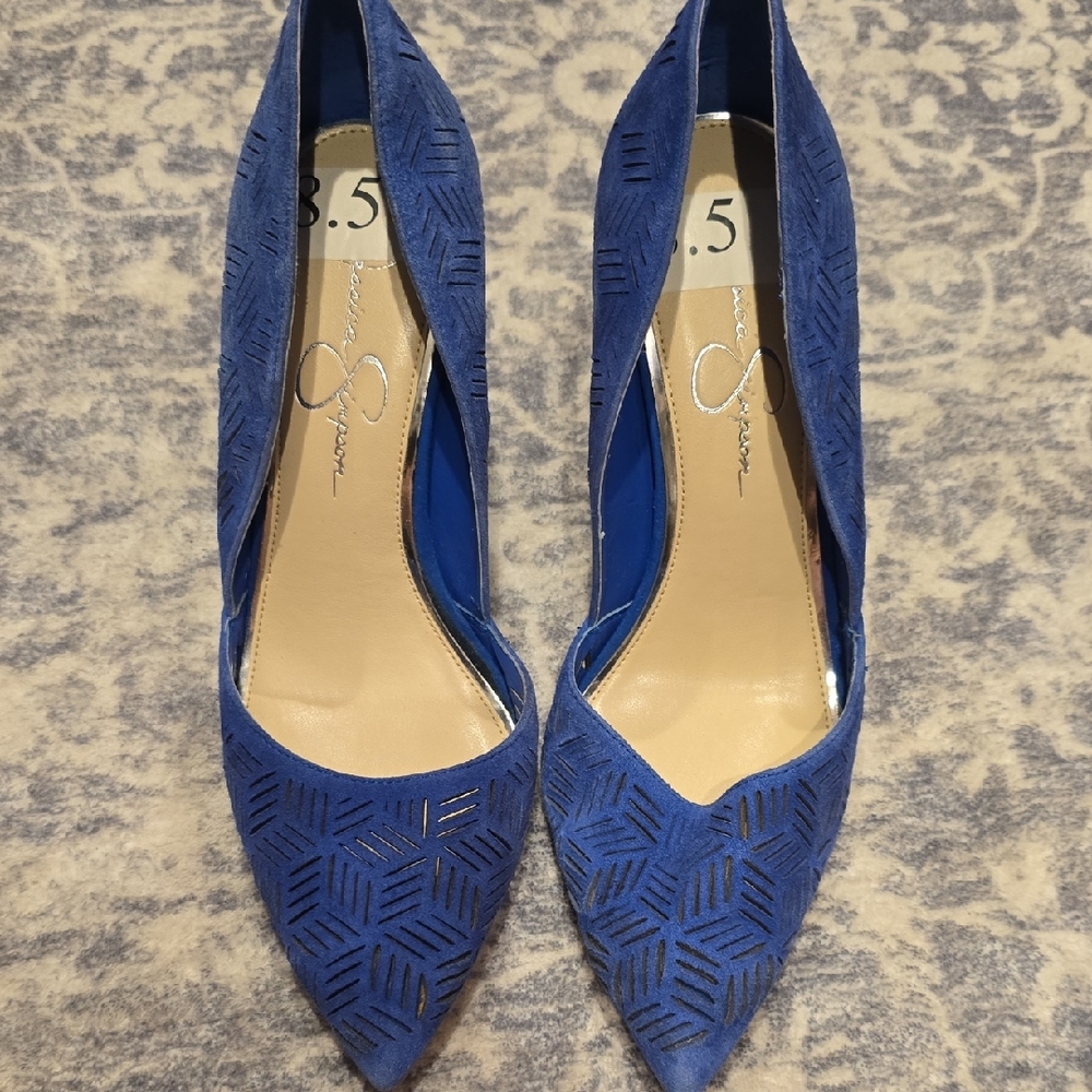 Jessica Simpson Royal Blue Heels